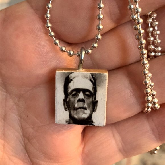 (2 for 12, 4 for 20) Frankenstein Necklace - Picture 1 of 2